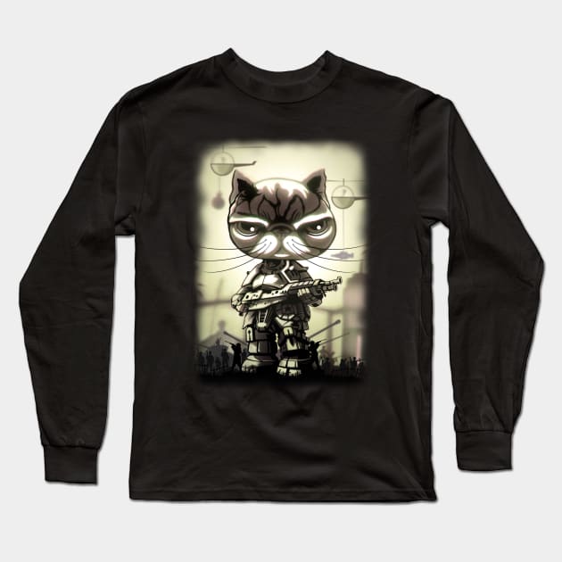 CATTALION Long Sleeve T-Shirt by ADAMLAWLESS